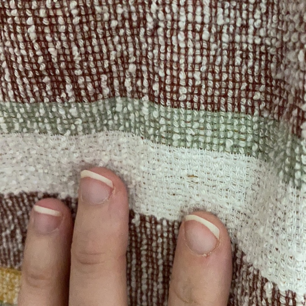 Madewell Texture And Thread Button Front Top L - image 4